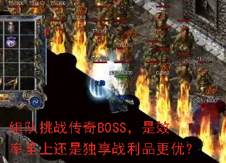 组队挑战传奇BOSS,是效率至上还是独享战利品更优? 组队挑战传奇BOSS,是效率至上还是独享战利品更优?
