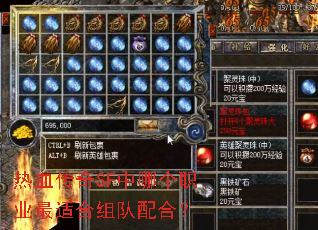 ��Ѫ����SF���ĸ�ְҵ���ʺ������ϣ�